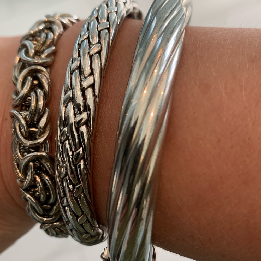 Ross & Simons sterling bracelets- set of three sold together
